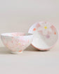 Fuka Flower Pair Rice bowl Set(Gift Box)