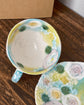 Yuzuriha Flower coffee cup set 緑彩ブーち（Gift Box）