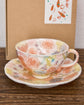 Yuzuriha Flower coffee cup set 平安雅花(Gift box)