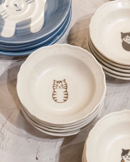 Kanesada Seito Cat 10cm Sauce Bowl
