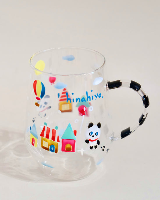 Artist Hina Hiyo Club 365ml Heat Resistant Glass Mug (Gift Box)