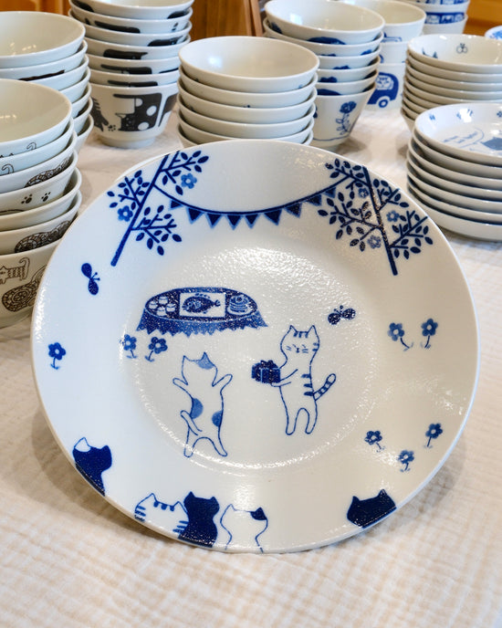 Kanesada Seito Cat 24.2cm L Plate