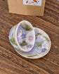 Yuzuriha Flower tea cup and saucer set 花かざり(Gift Box)