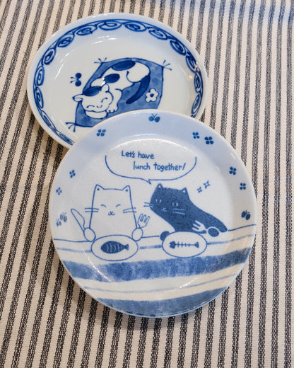Kanesada Seito Cat 14.2cm S Plate