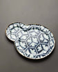Arita Ware Hand Drawn Ginkgo Leaves L Plate (Gift Box)