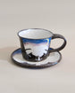 Artist 奥田 茜 250ml Blue Coffee Cup Set