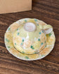 Yuzuriha Flower coffee cup set 黄彩バラ園（Gift Box）