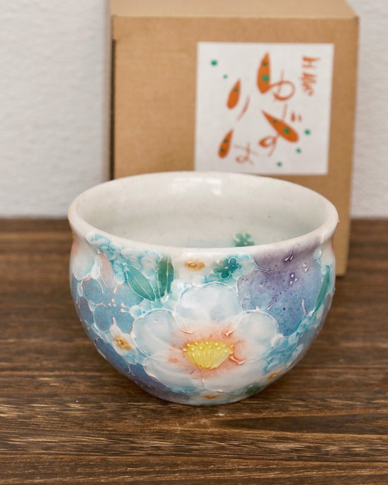 Yuzuriha Matcha Bowl 間取紅花(Gift box)
