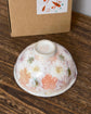 Yuzuriha NEW! Rice Bowl 彩紅小花(Gift box)