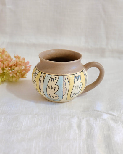 Artist 伊藤美穗 Brown Mug/Saucer