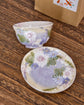 Yuzuriha Flower tea cup and saucer set 花かざり(Gift Box)
