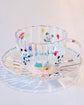 Artist Hina Hiyo Club 225ml Panda Cup w Saucer Set (Gift Box)