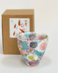 Yuzuriha 彩ばら花紋 Tea Cup (Gift Box)