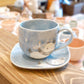 Artist 柴田礼美 385ml Cup with Saucer Set