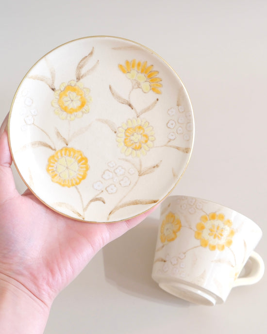 Artist 友田多紀 275ml Coffee Cup Set Yellow