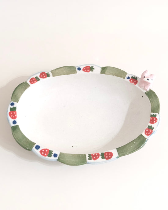 Artist 橋口敦穂 24cm Deep Oval Plate