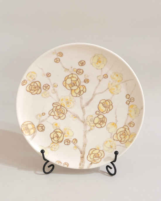 Artist 友田多紀 20.5cm Large Plate Chimonanthus