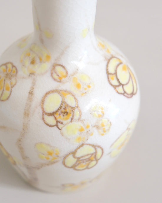 Artist 友田多紀 H14cm Flower Vase Chimonanthus