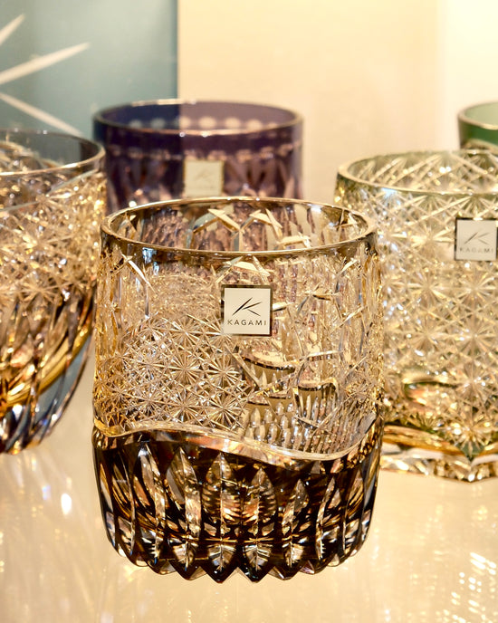 Kagami Crystal 氷光 Whiskey Glass(Wooden Box)