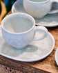 Artist 谷囗なづみ Flower Coffee Cup w Saucer Set
