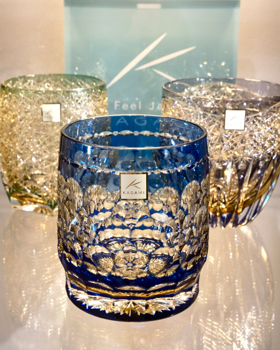 Kagami Crystal 玉舞 Whiskey Glass(Wooden Box)