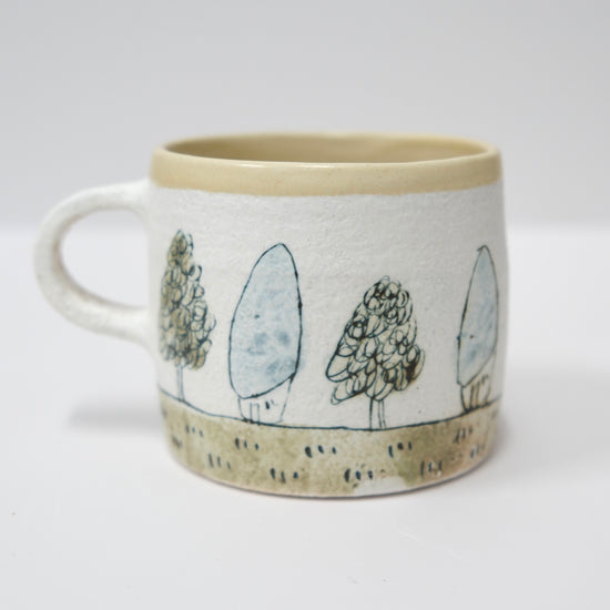 Artist Hapun Pottery 300ml Mug(House Blue)