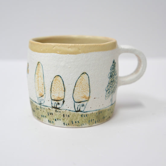 Artist Hapun Pottery 300ml Mug(House Yellow)