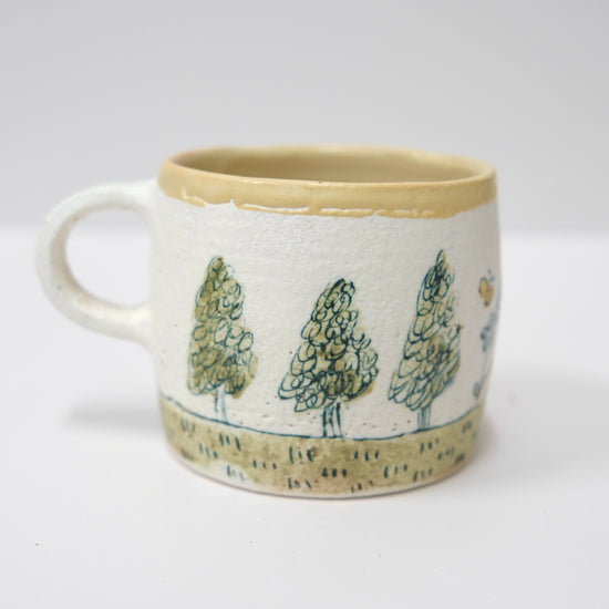 Artist Hapun Pottery 300ml Mug(House Yellow)