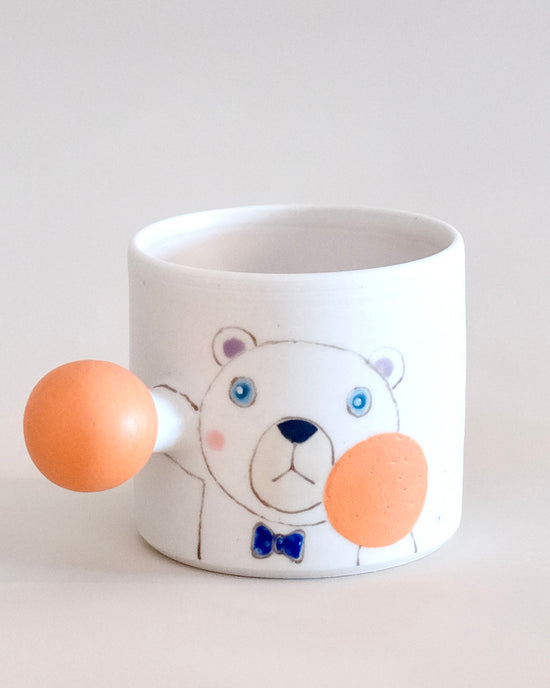 Artist 外山亜基雄 225ml Mug Polar Bear Orange