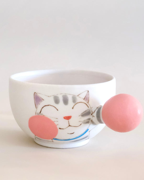 Artist 外山亜基雄 350ml Soup Cup Kitty Pink