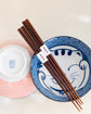 Mino ware 2pcs 15cm Don Bowls w Chopsticks(Gift Box)