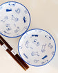 Mino ware 2pcs 15cm Don Bowls w Chopsticks(Gift Box)