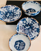 Mino ware Fuku 4pcs Plates w bowls(Gift Box)