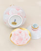 Arita Ware Pink Gold Peony Sake Set