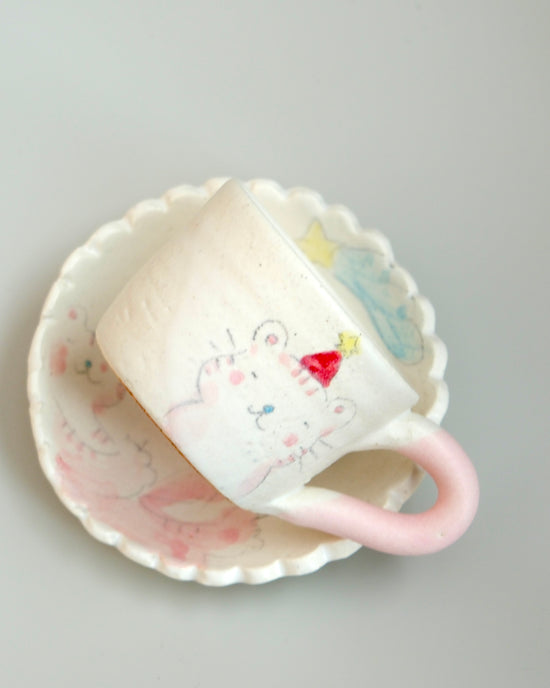 Artist 園部智子 120mlMug w 10.5cm Saucer Set