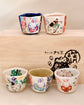 Yudachi Gama 5pcs Sake Cups(Wooden Box)