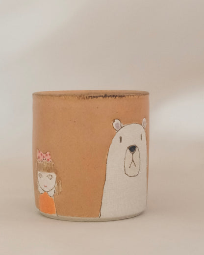 Artist 外山亜基雄 300ml Brown Mug Bunny