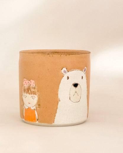 Artist 外山亜基雄 300ml Brown Mug Kitty