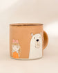Artist 外山亜基雄 300ml Brown Mug Kitty