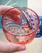 Kagami Crystal ｢星芒｣ Pair Sake Glasses(Wooden Box)