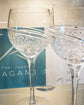 Kagami Crystal ｢羽衣｣ Pair Wine Glasses(Wooden Box)