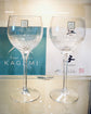 Kagami Crystal ｢帯｣ Pair Wine Glasses(Wooden Box)
