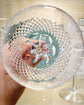 Kagami Crystal ｢帯｣ Pair Wine Glasses(Wooden Box)