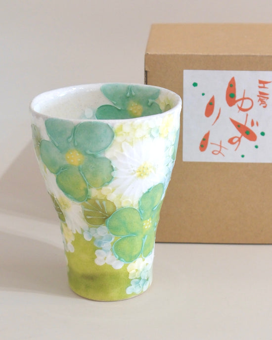 Yuzuriha 青彩花 300ml Free Cup (Gift Box)