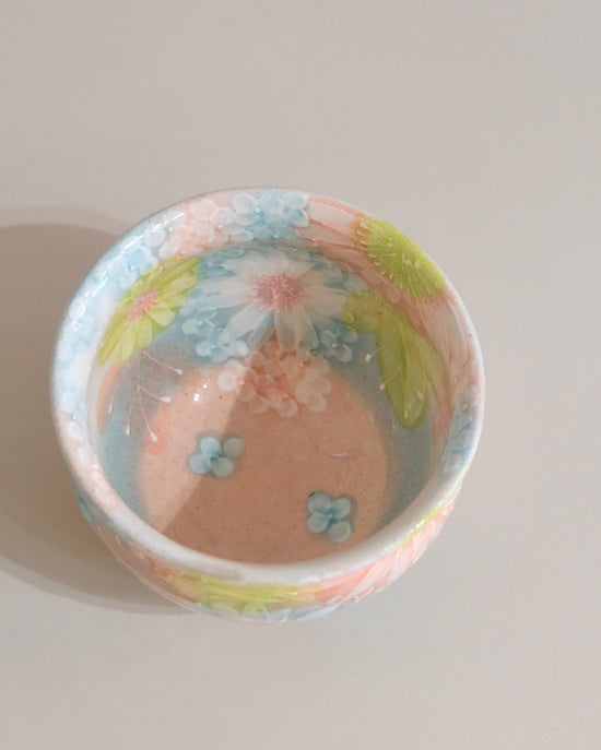 Yuzuriha Matcha Bowl 彩化粧花(Gift box)