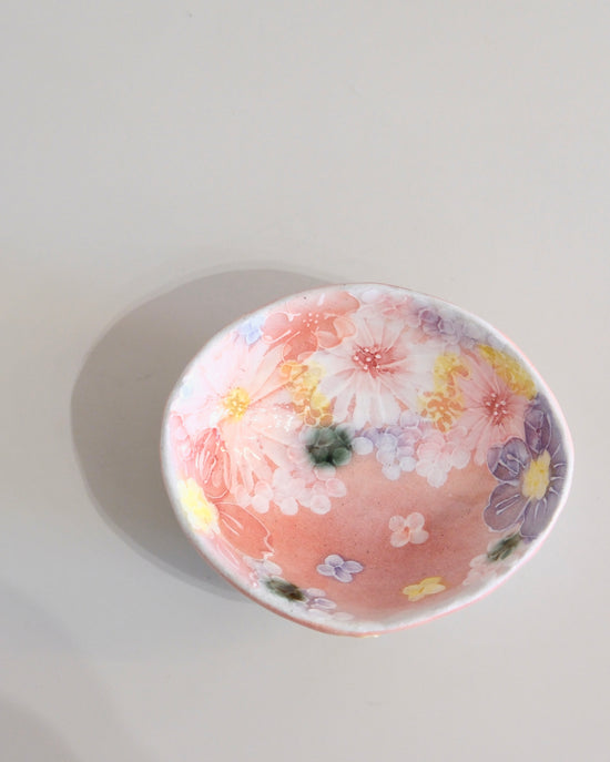 Yuzuriha Mini Bowl 紅彩花間取(Gift Box)