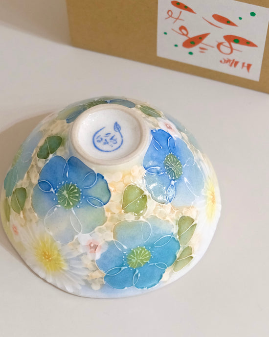 Yuzuriha NEW! Rice Bowl 釉彩青花(Gift Box)
