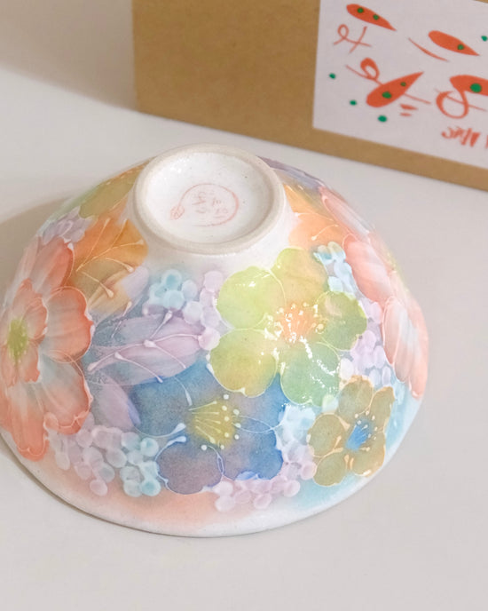 Yuzuriha NEW! Rice Bowl 色彩輪花(Gift Box)