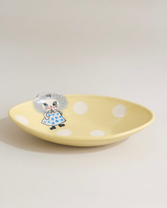 Artist 小野瀬三枝子 22.5cm Deep Oval Plate