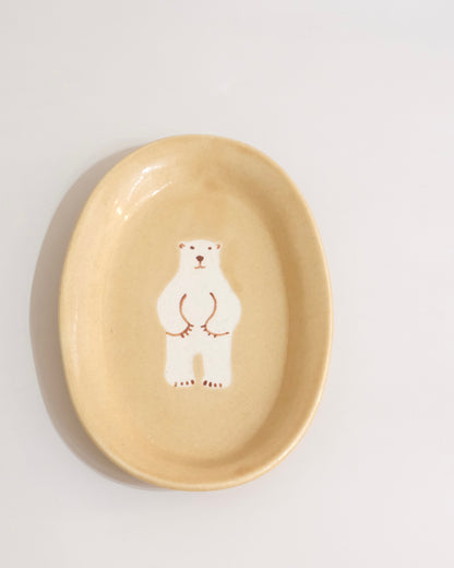 Artist 小野瀬三枝子 20cm Oval Plate